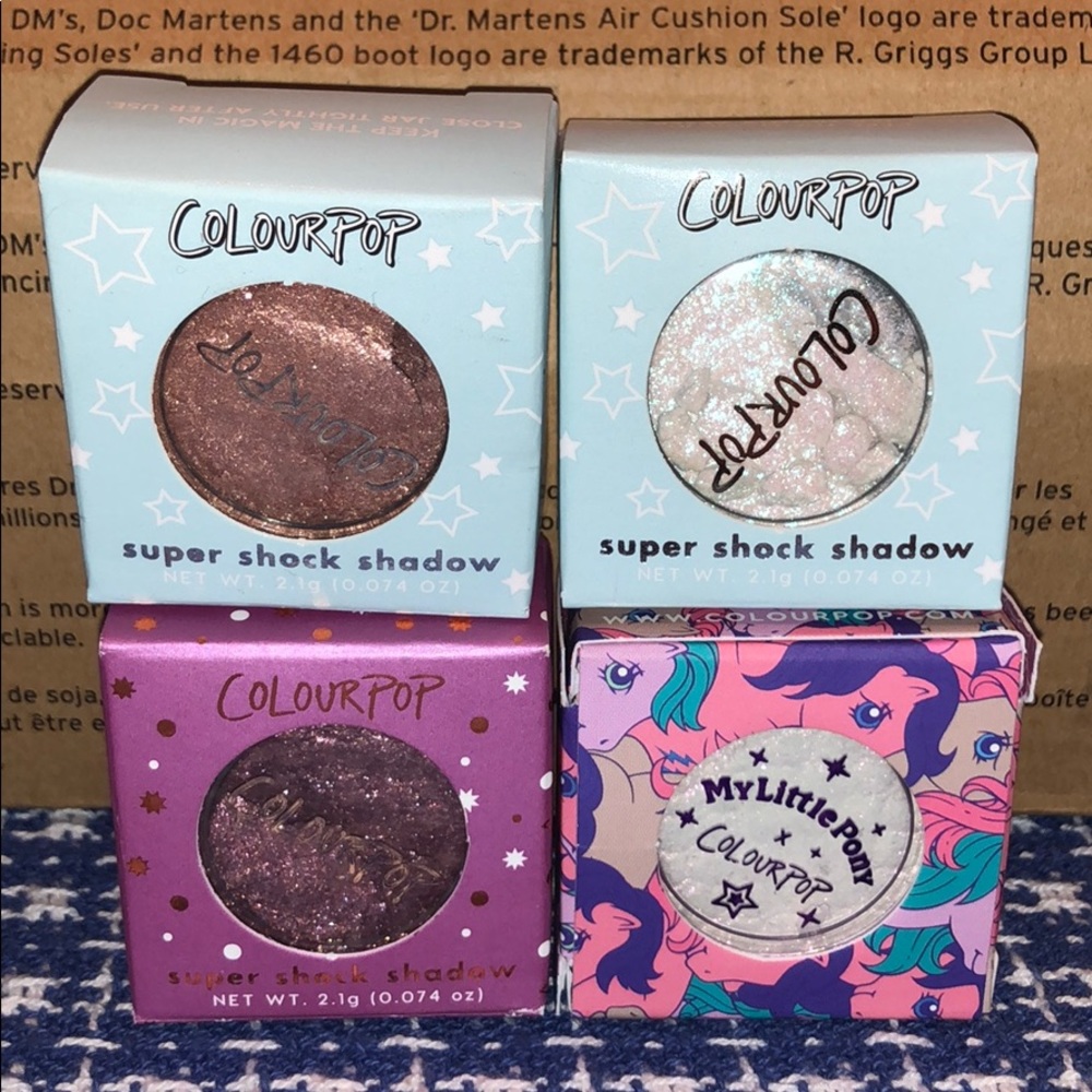 Broken Colourpop discontinued super shock shadows